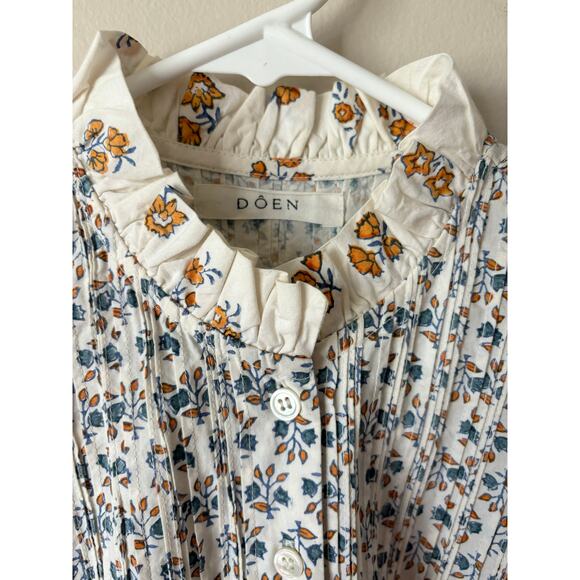 DOEN Silene Top in Floral Meadow Mixed Print XS - Picture 7 of 12